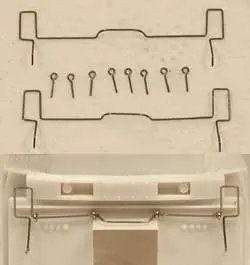 Cal Scale Superdetail 522 Ho Scale Coupler Lift Bars For Emd Gp/Sd Diesel 1