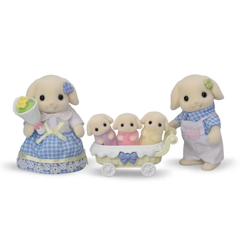 Calico Critters Flora Rabbit Family 1