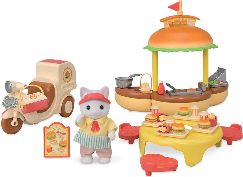 Calico Critters Hamburger Stand 1
