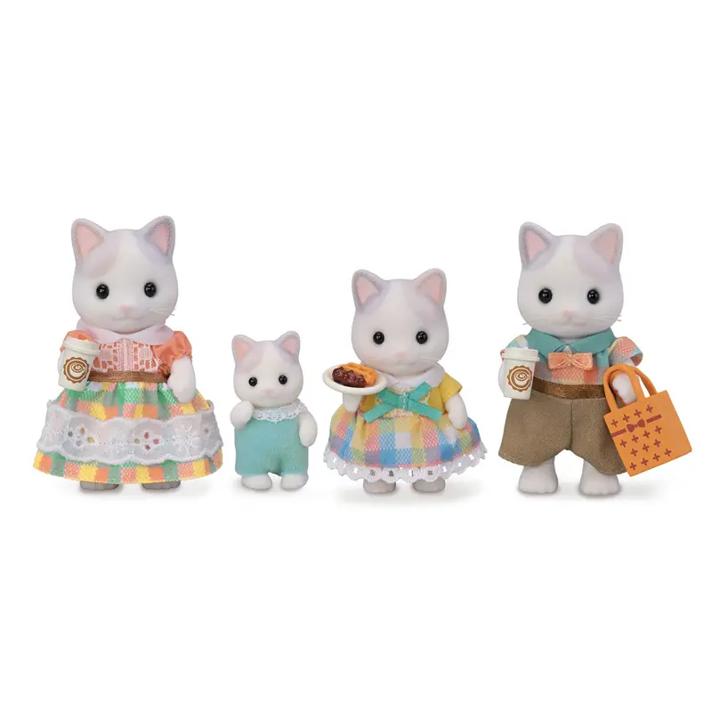 Calico Critters Latte Cat Family 1