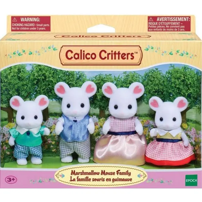 Calico Critters Marshmallow Mouse Family 1