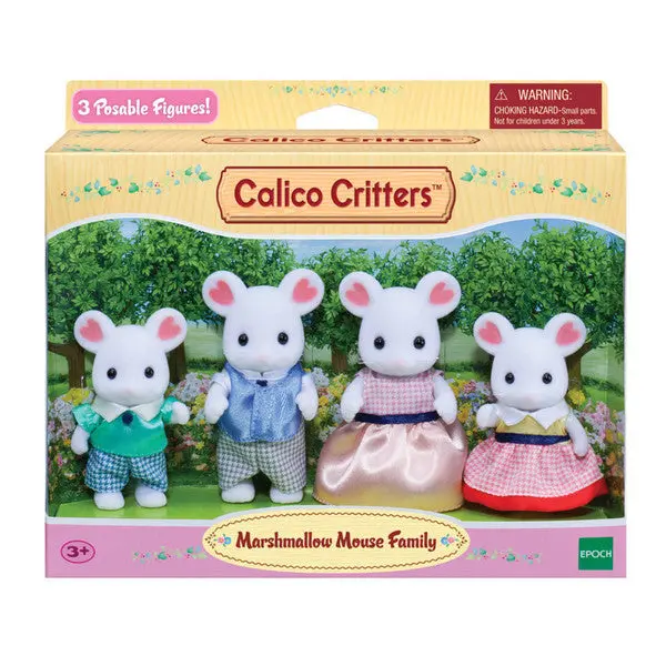 Calico Critters Marshmallow Mouse Family Figure Set 1