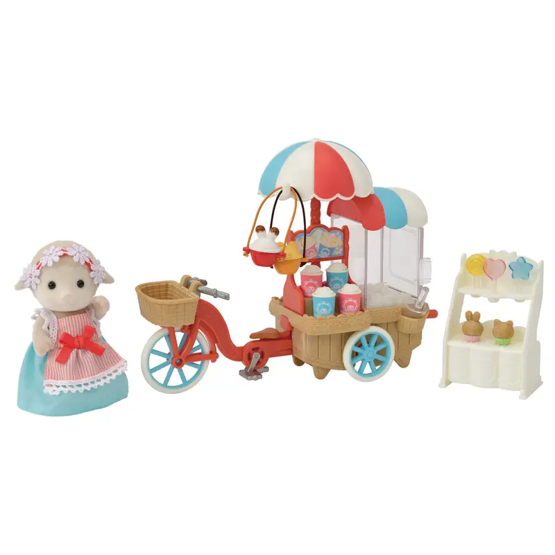 Calico Critters Popcorn Delivery Trike 1