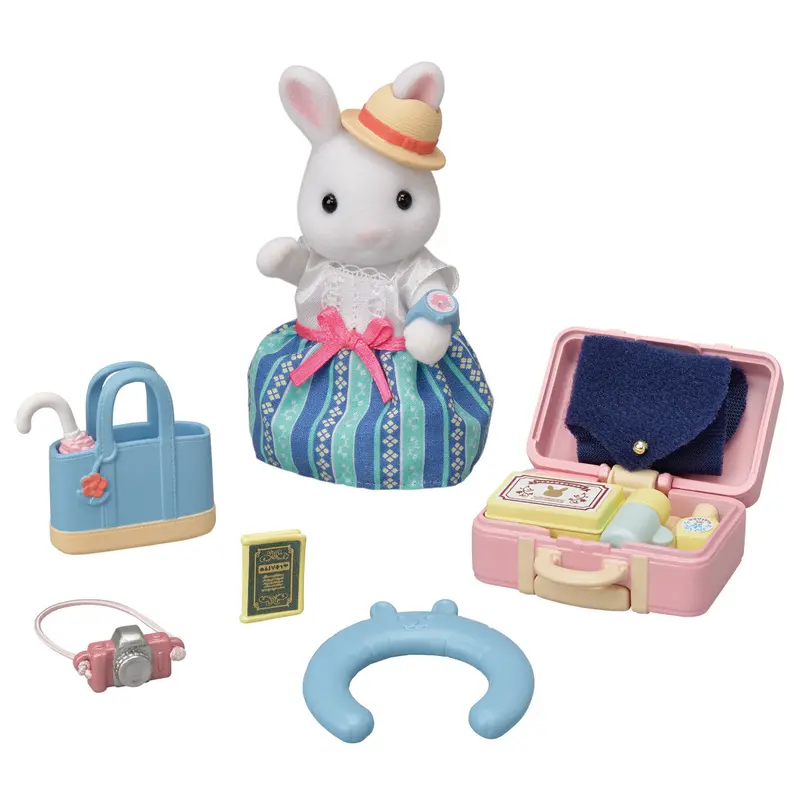 Calico Critters Weekend Travel Set- Snow Rabbit Mother 1