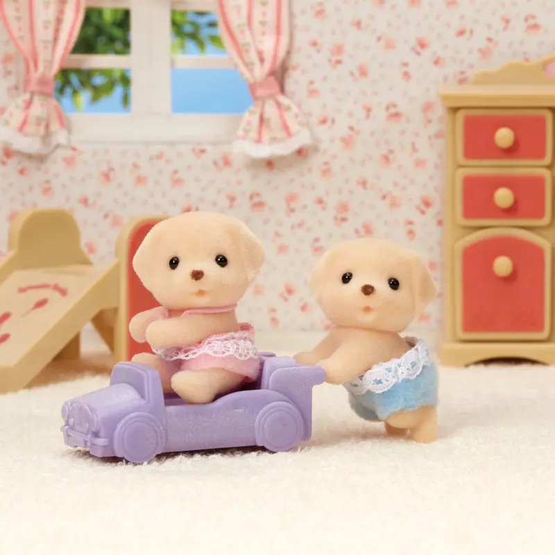 Calico Critters Yellow Lab Twins 1