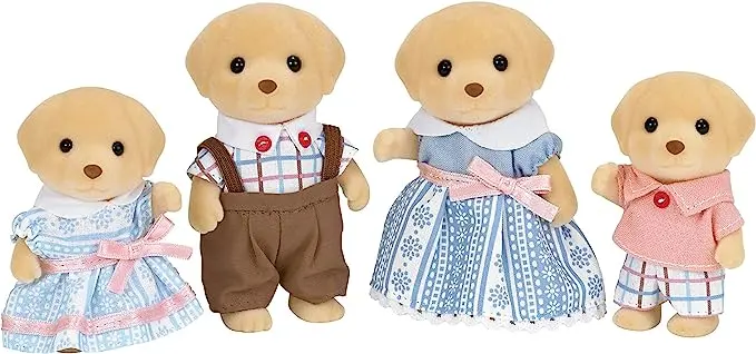 Calico Critters Yellow Labrador Family 1