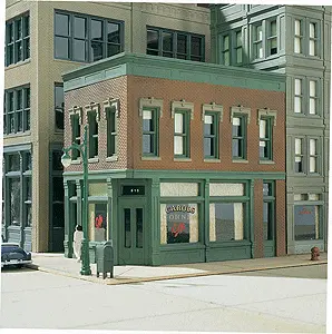 Carol's Corner Cafe Kit Ho Scale 1