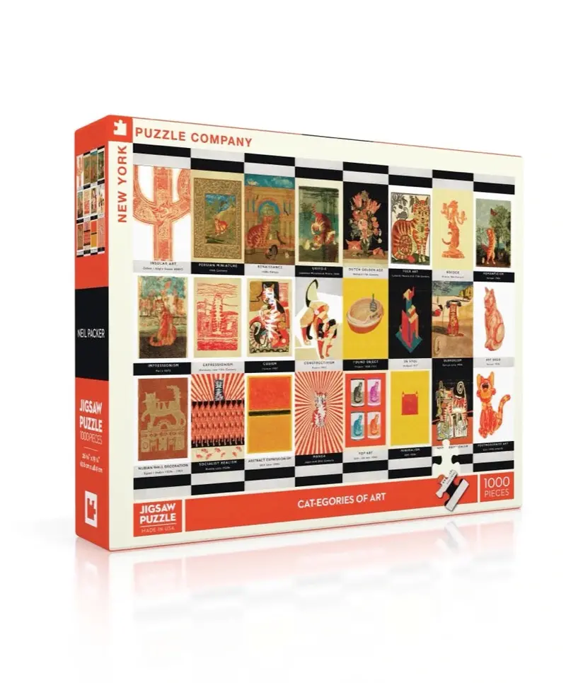 Cat-Egories Of Art (1000 Piece) Puzzle 1