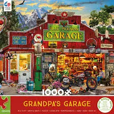 Ceaco Grandpa's Garage 1000 Piece Puzzle 1