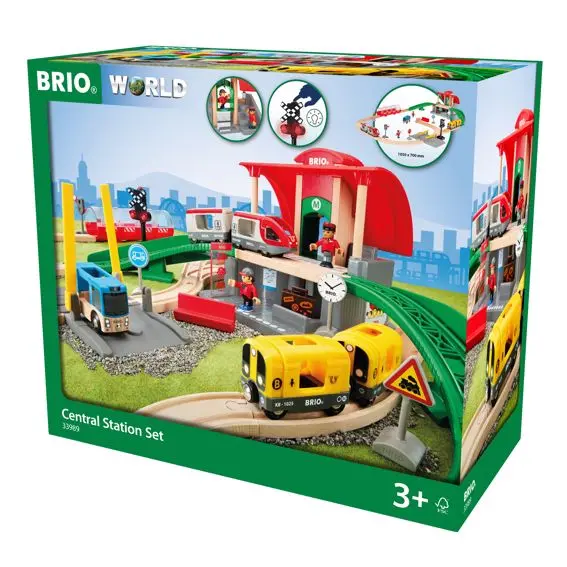 Central Station Wooden Railway Set 1