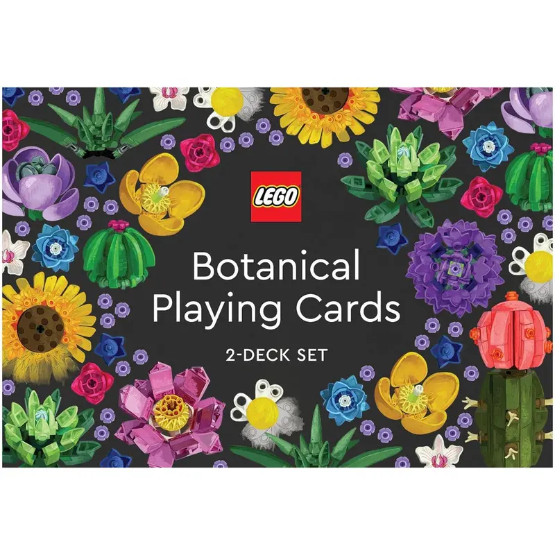 Chronicle Books Lego Botanical Playing Cards 2 Deck Set 1
