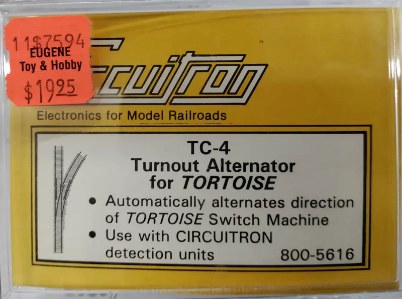 Circuitron 5616 Tc-4 Tortoise Direction Alternator 1