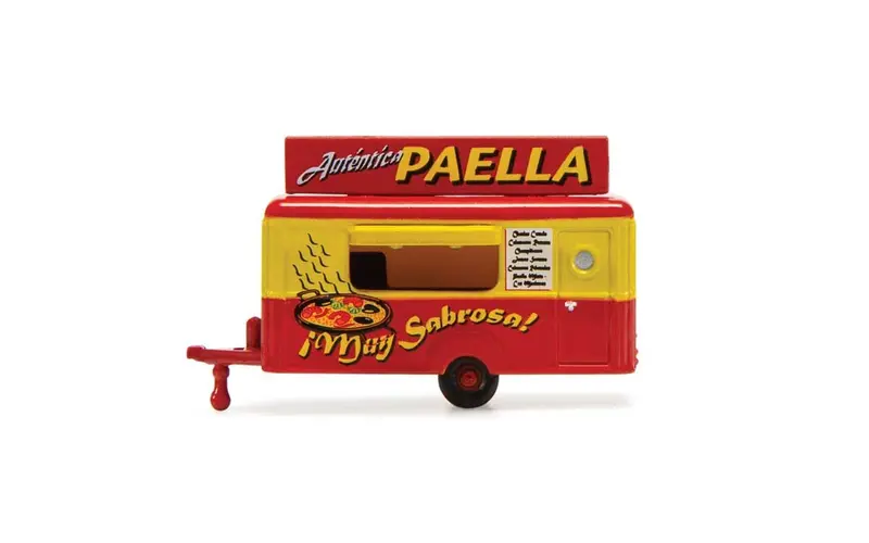 Concession Trailer Assembled Paella (N Scale) 1