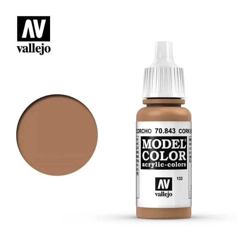Cork Brown (#133) Model Color Acrylic Paint 17Ml 1