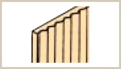 Corrugated Siding 3/32 X 3/64 X 24" 1