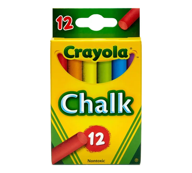 Crayola Chalk Assorted - 12 1
