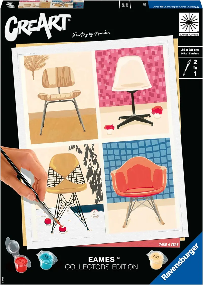 Creart Take A Seat Paint By Number 1