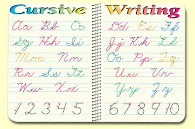 Cursive Placemat 1