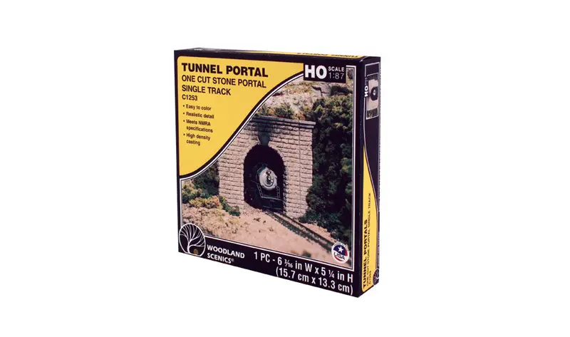 Cut Stone Single Tunnel Portal Ho Scale Wooc1253 1