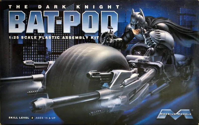 Dark Knight Pod (1/25 Scale) Vehicle Model Kit 1