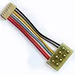 Dcc Decoder Harness -- Mc-1"R Nmra 8-Pin Plug Rotated 180 Degrees, 1" 2.54Cm For Mc Series Decoder 1