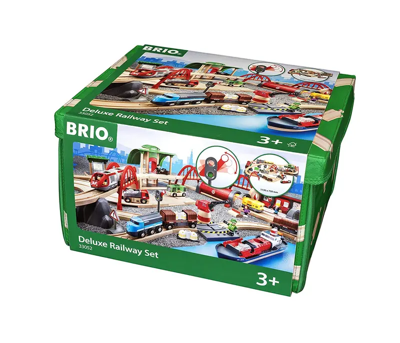 Deluxe Railway Wooden Train Set 1