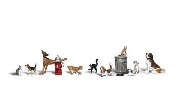 Dogs & Cats - O Scale 1