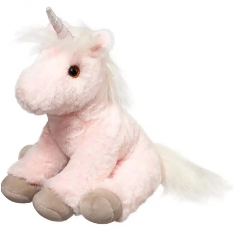 Douglas Lexie Pink Sitting Unicorn Soft 11 Inch Plush Figure 1