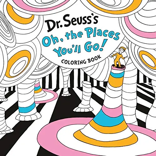 Dr.Suess's Oh The Places You'll Go! Coloring Book 1