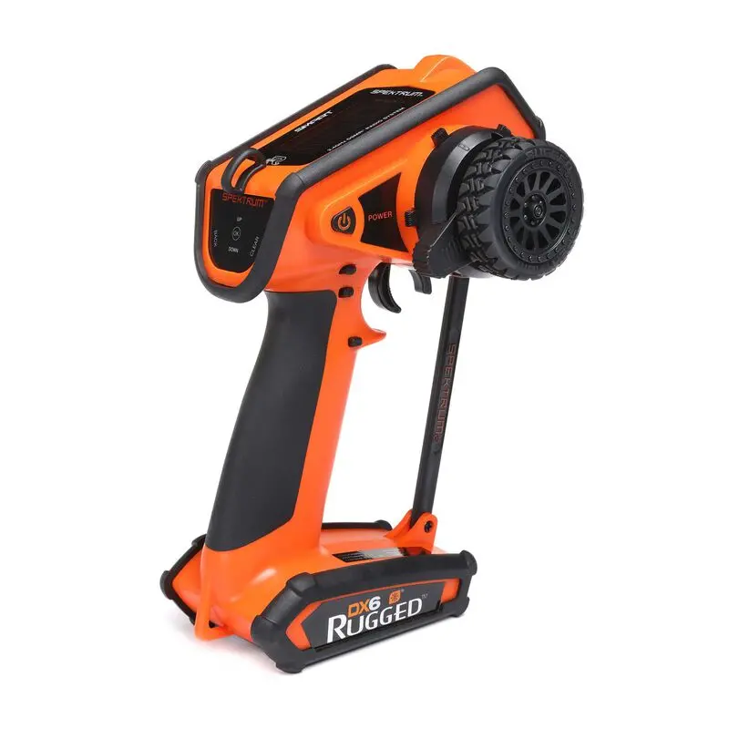 Dx6 Rugged 6 Channel Dsmr Transmitter Only, Orange 1