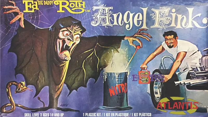 Ed Big Daddy Roth Angel Fink Figure 6.25" Tall Plastic Figure Model 1