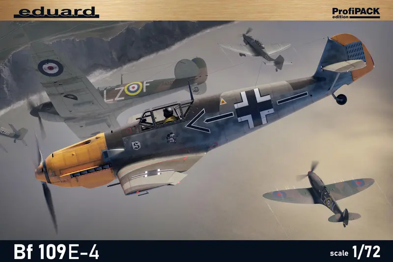 Eduard - Bf109e-4 Profipack (1/72 Scale) Plastic Aircraft Model Kit 1
