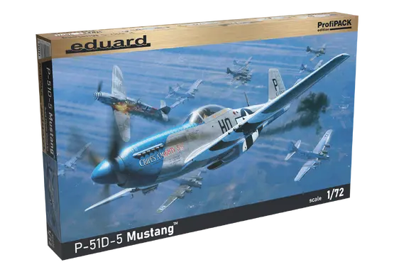 Eduard - P-51D-5 Mustang Profipack (1/72 Scale) Plastic Aircraft Model Kit 1