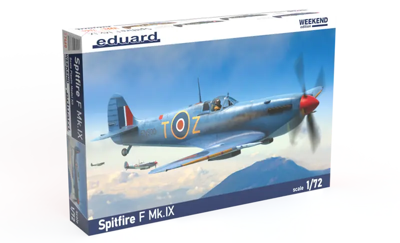Eduard - Spitfire F Mk.Ix Weekend Ed. (1/72 Scale) Plastic Aircraft Model Kit 1
