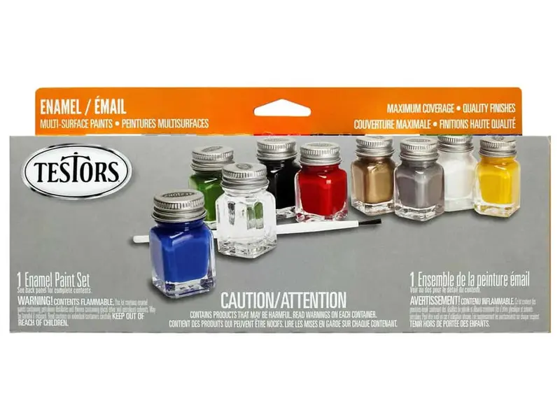 Enamel 9-Color Paint Set Tes281231 1