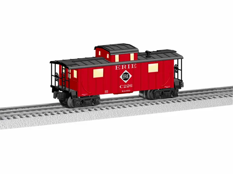 Erie Steel Cupola Caboose (Red, Black) O Scale 1