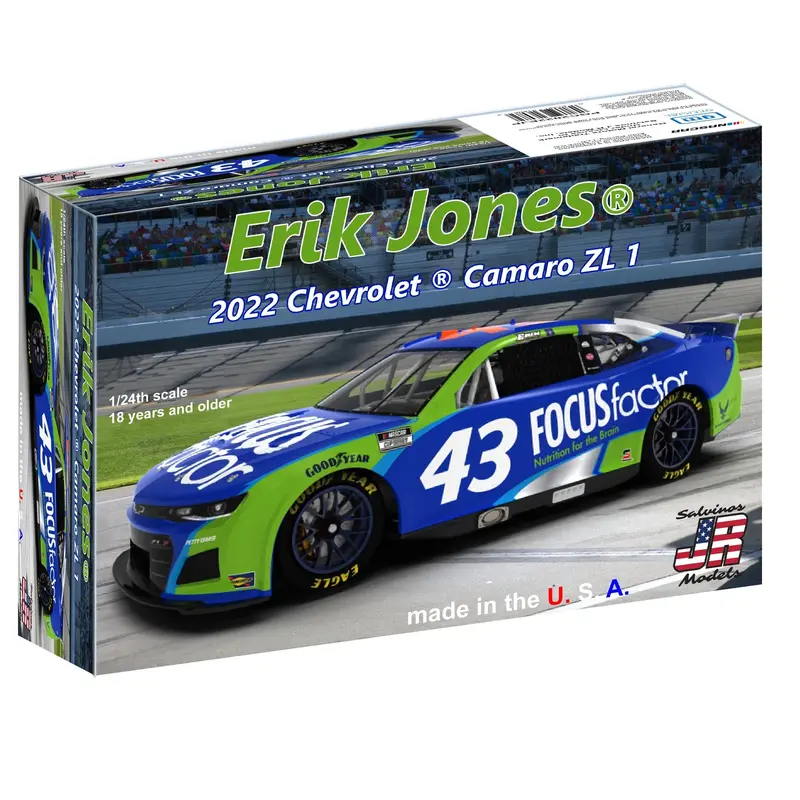 Erik Jones 2022 Nascar Next Gen Camaro Zl1 (1/24 Scale) Plastic Vehicle Model Kit 1