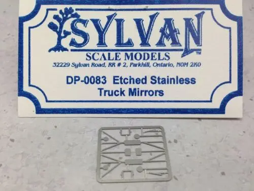 Etched Stainless Truck Mirrors; Ho 1