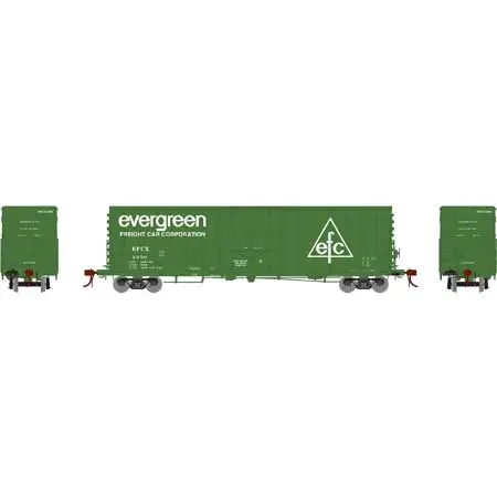Evergreen (Efcx) #2256 50' Pc&F Riveted Box With 10' 6" Door Ho Scale 1