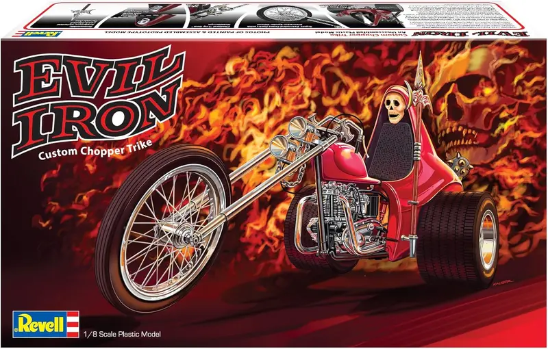 Evil Iron Trike (1/8 Scale) Vehicle Model Kit 1