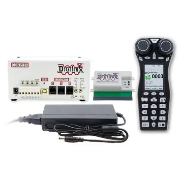 Evoxd Evolution Express Advanced 5A-8A Duplex Radio Starter Set -- Command Station, Dt602d Wireless Throttle, Up5 Universal Panel, Ps615 Power 1
