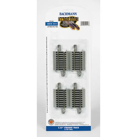 Ez Track 2-1/4" Straight N/S Ho Scale 1