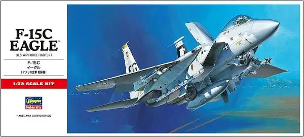 F-15C Eagle "Usaf" (1/72 Scale) Aircraft Model Kit 1