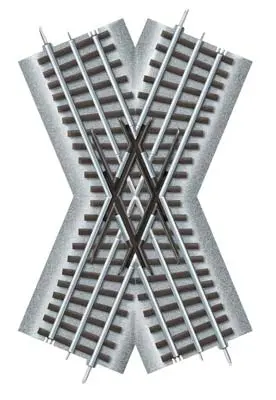 Fastrack 45 Degree Crossover O Scale 1