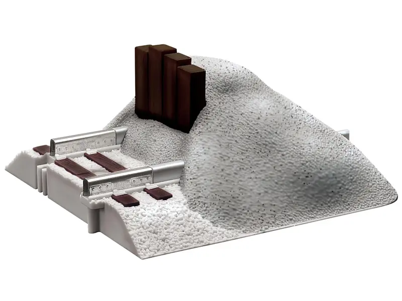 Fastrack Earthen Bumper O Scale 1