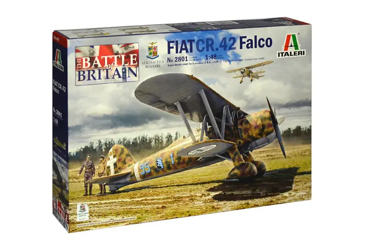 Fiat Cr.42 Falco (1/48 Scale) Vehicle Model Kit 1
