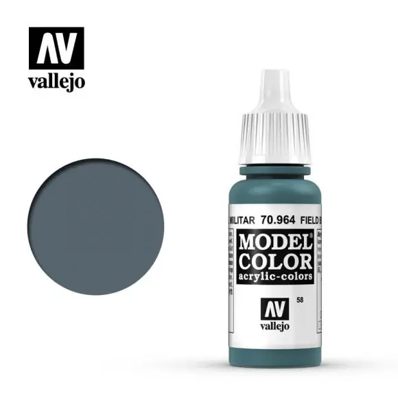 Field Blue (#58) Model Color Acrylic Paint 17Ml 1