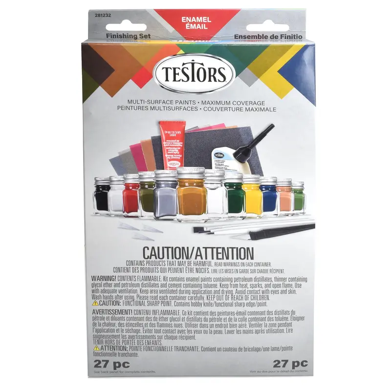Flat Enamel  27-Piece Paint Set Tes281232 1