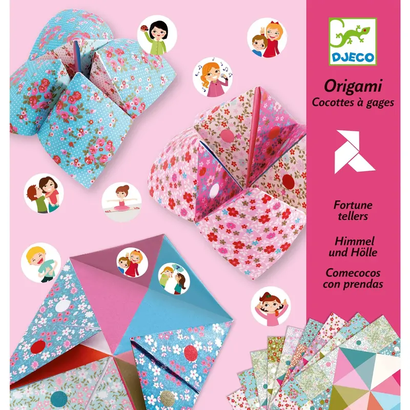 Flower Fortune Teller Origami Paper Kit 1