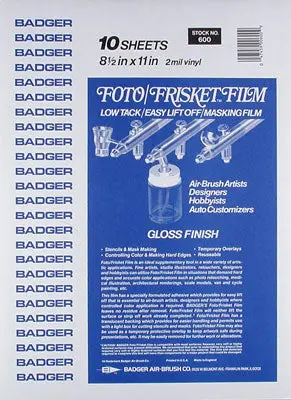 Foto Frisket Transfer Paper 8-1/2X11 (10) 1